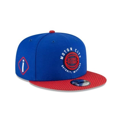 Detroit Pistons Gorra | New Era NBA City Edition 9fifty Snapback Cap Mexico - Azules